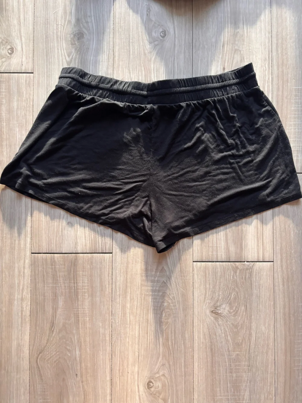 Basic Black Lounge Shorts - Picture 3 of 3